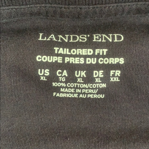 Lands’End Tailored Fit 3 Button colored Polo shirt - Picture 4 of 4